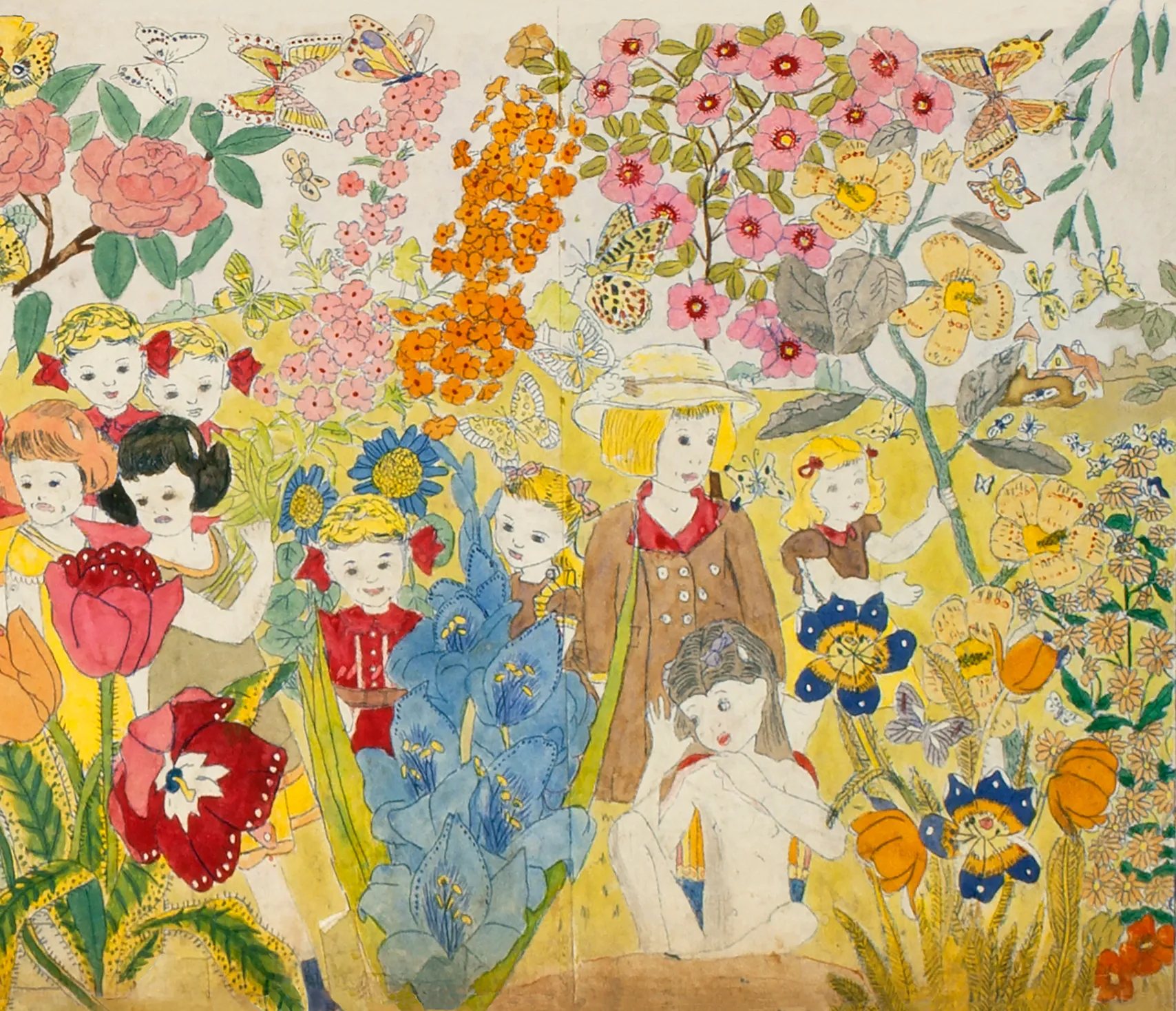 HENRY DARGER Wool Scarf | 20"x69"