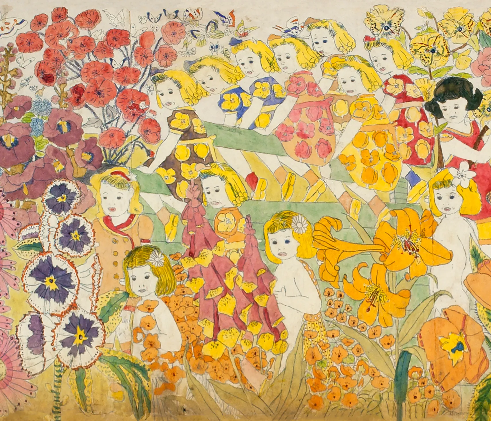 HENRY DARGER Wool Scarf | 20"x69"