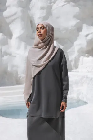Inaya Sweater/Skirt Set - Grey