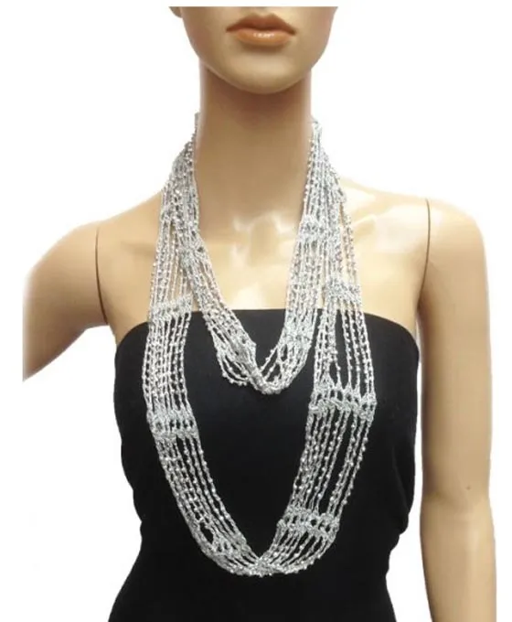 Infinity Pearl Scarf