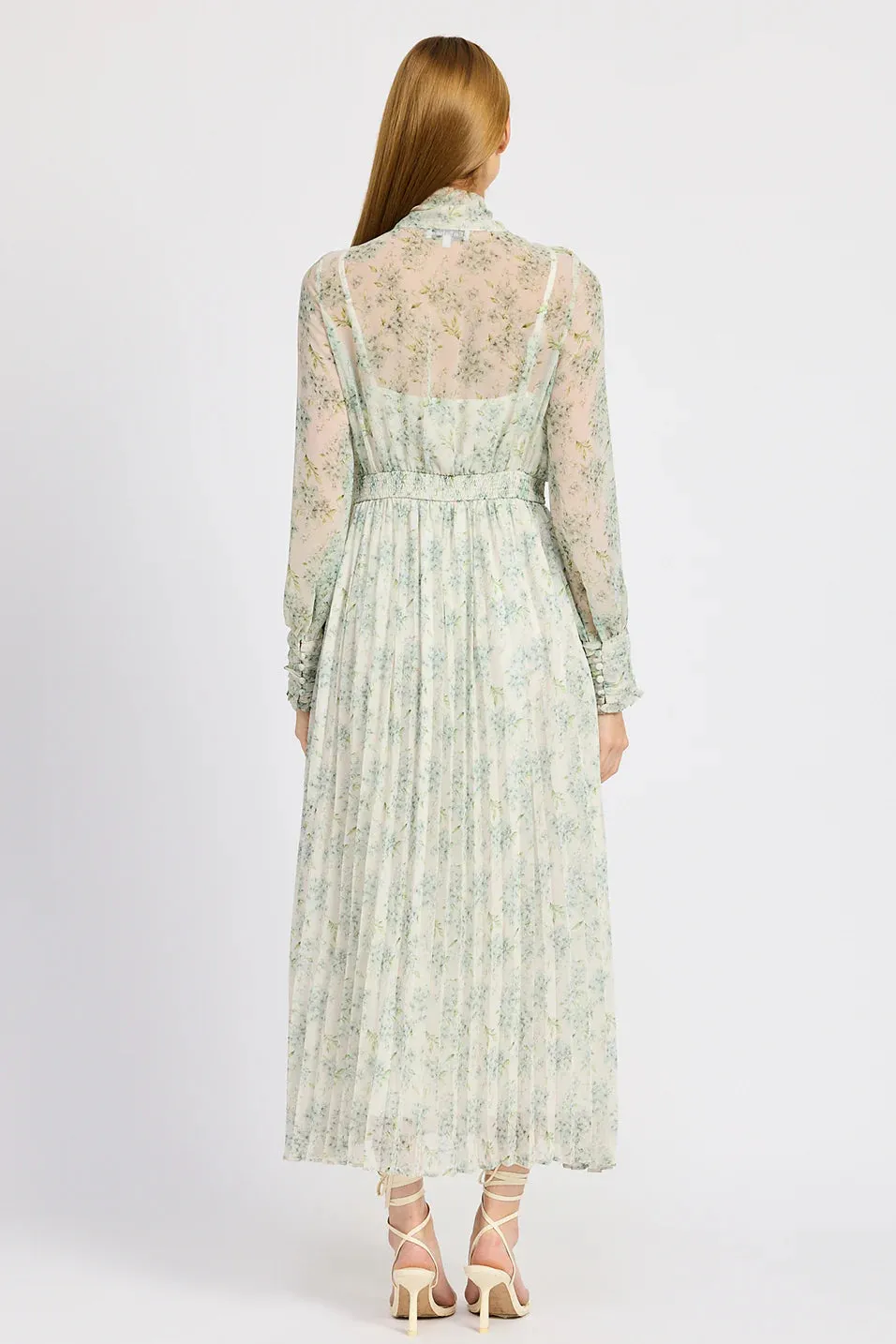 Ivory Ice Blue Lucy Maxi