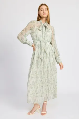 Ivory Ice Blue Lucy Maxi