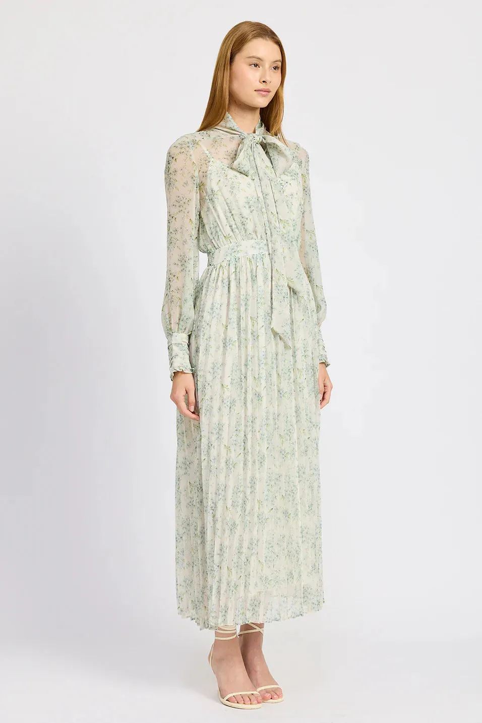 Ivory Ice Blue Lucy Maxi