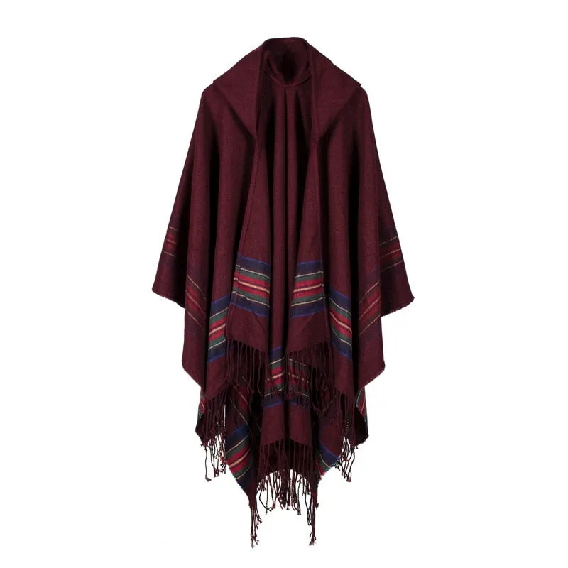 Kept Me Up Hoodie Poncho