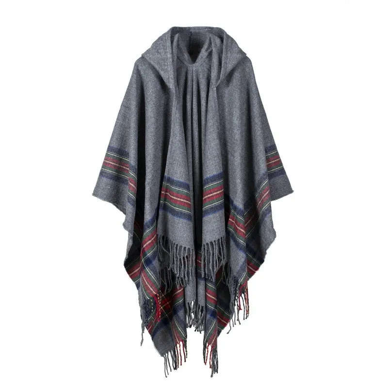 Kept Me Up Hoodie Poncho