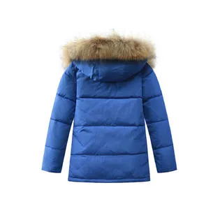 Kids Boys Winter Fashion Thick Padded Jacket - KBJC33727