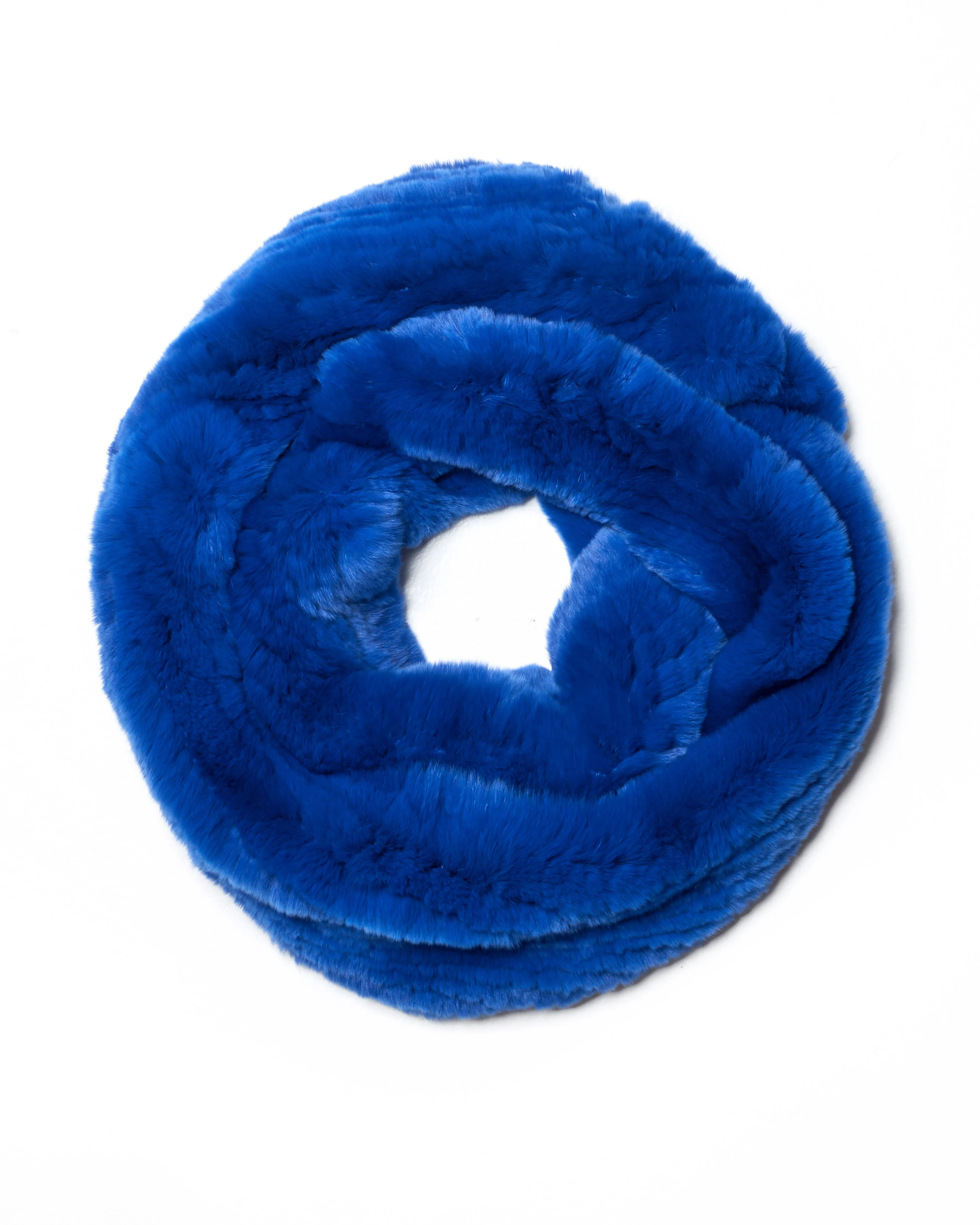 Knitted Rex Rabbit Infinity Scarf