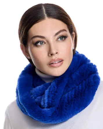 Knitted Rex Rabbit Infinity Scarf