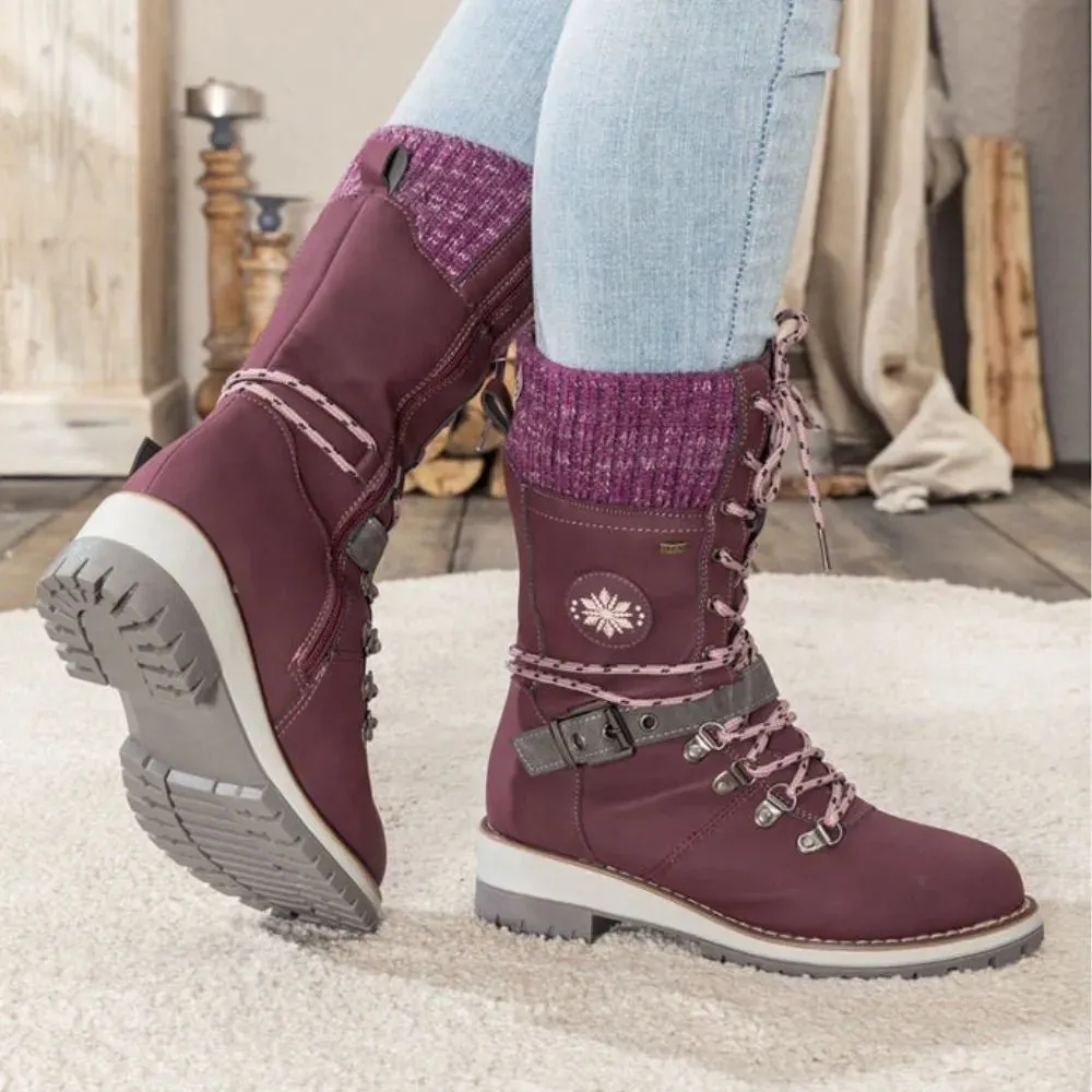 Lace-Up Winter Boots
