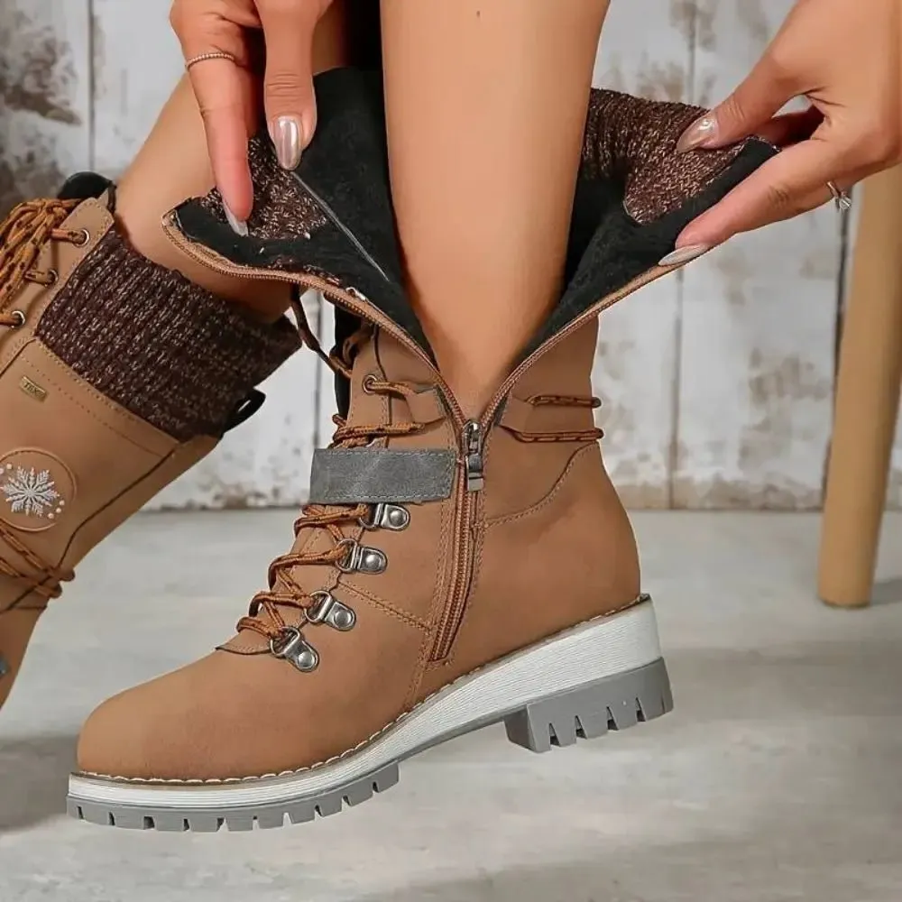 Lace-Up Winter Boots
