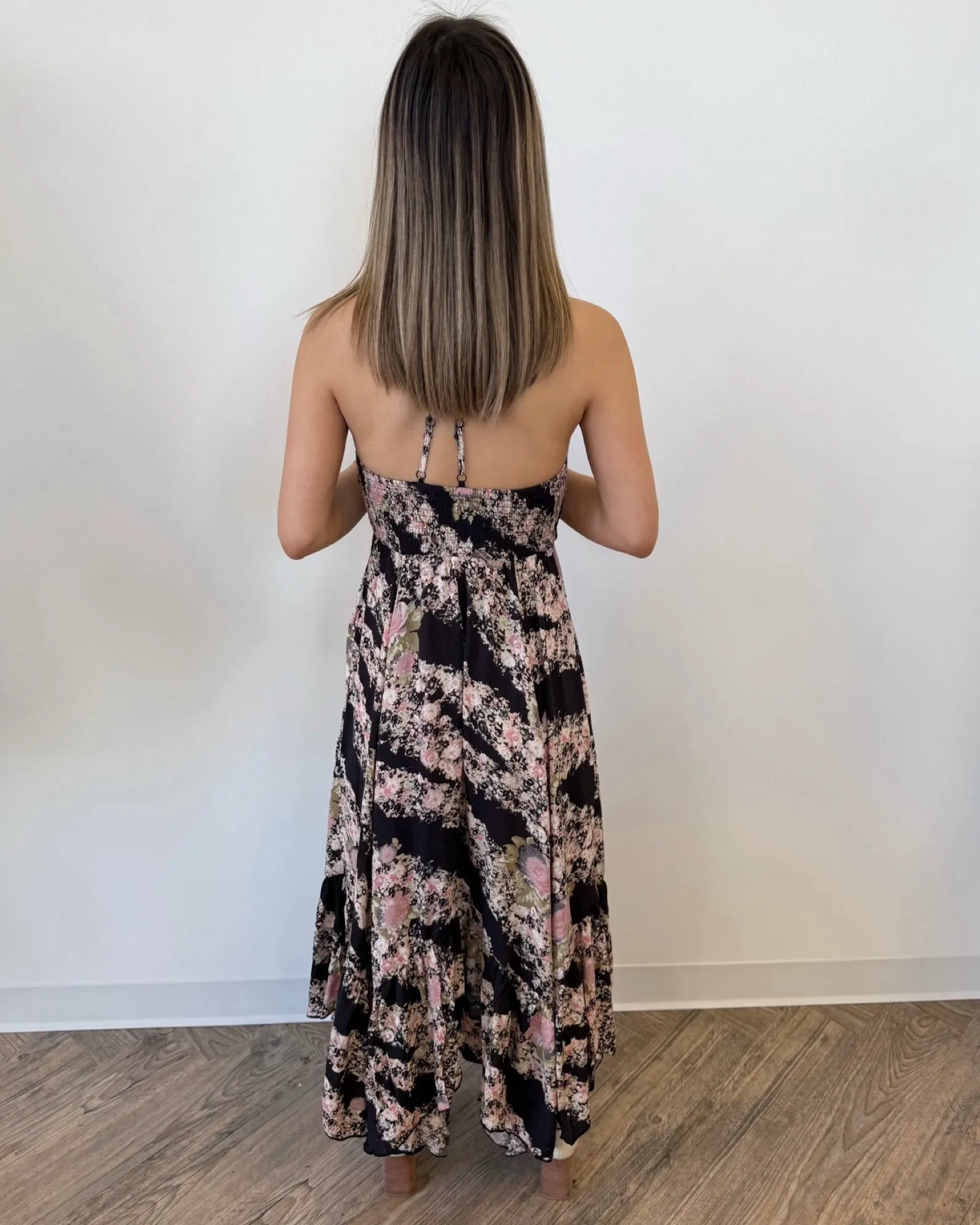 Laurenza Halter Maxi Dress