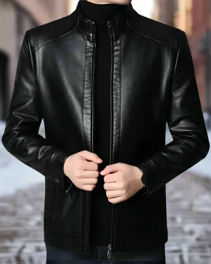 Leather Jacket Spring Autumn Men's Classic Oversized Sheepskin Tops Loose Big Size Real Leather Jacket Fat Leather Outerwear S4360116