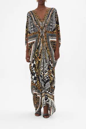 LONG DRAPE DRESS WITH ZIP FRONT LOOK UP TESORO
