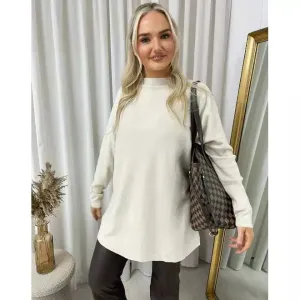 Loose Long Sleeve Knitted Jumper