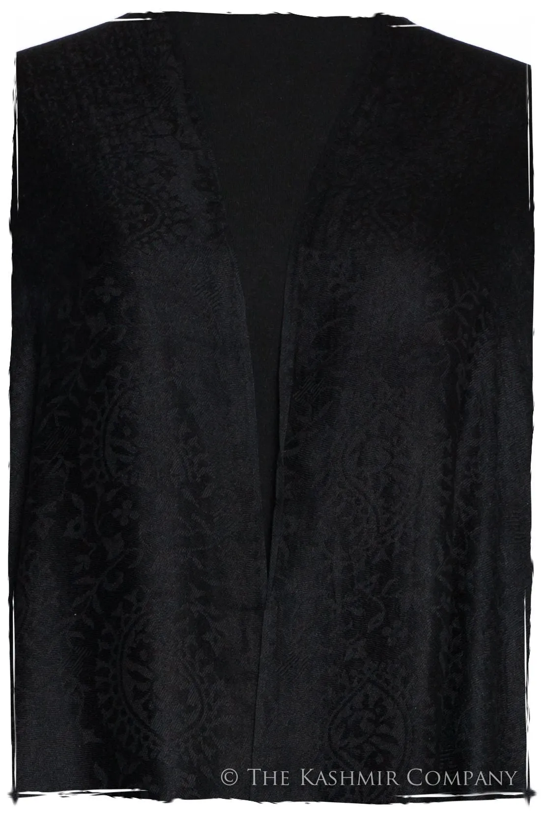 Noir Royale Paisley Silk Scarf / Shawl