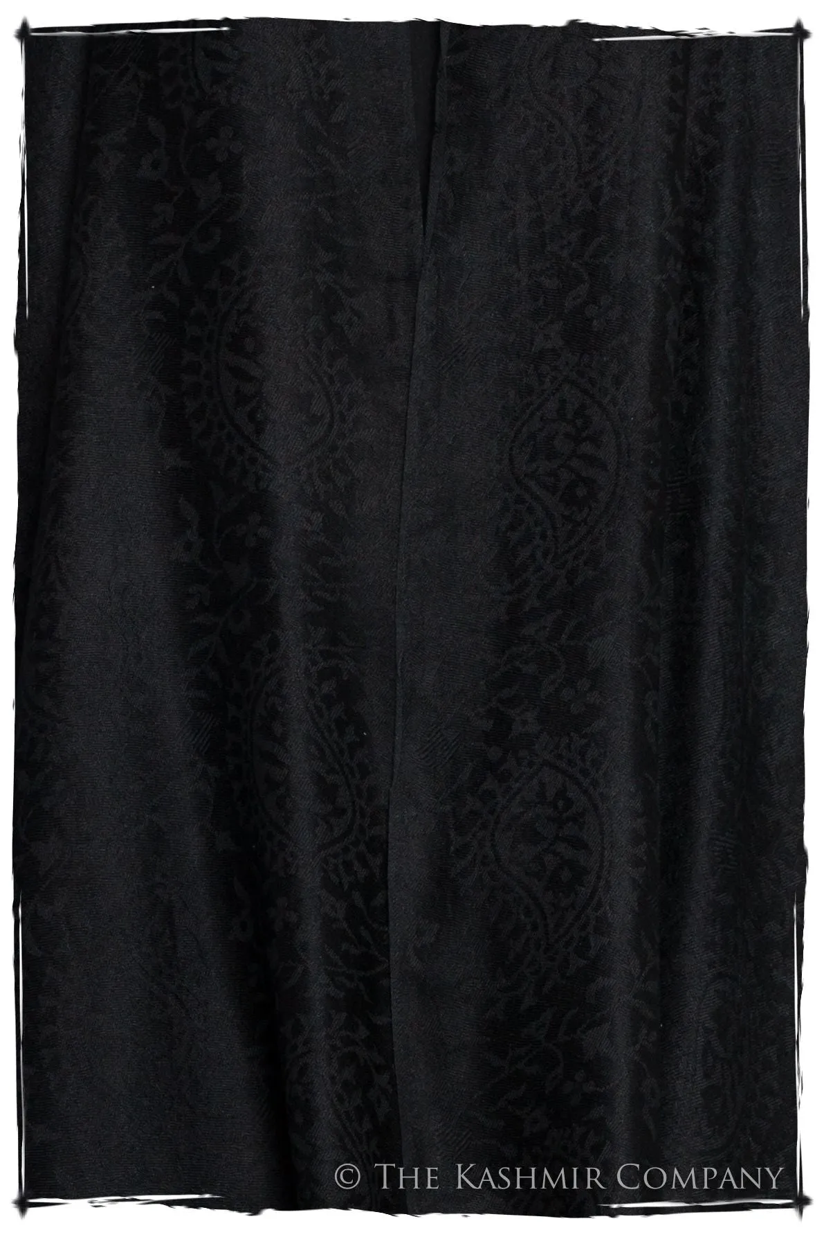 Noir Royale Paisley Silk Scarf / Shawl