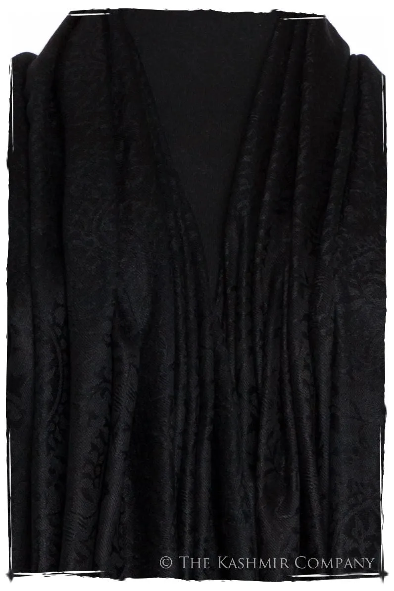 Noir Royale Paisley Silk Scarf / Shawl
