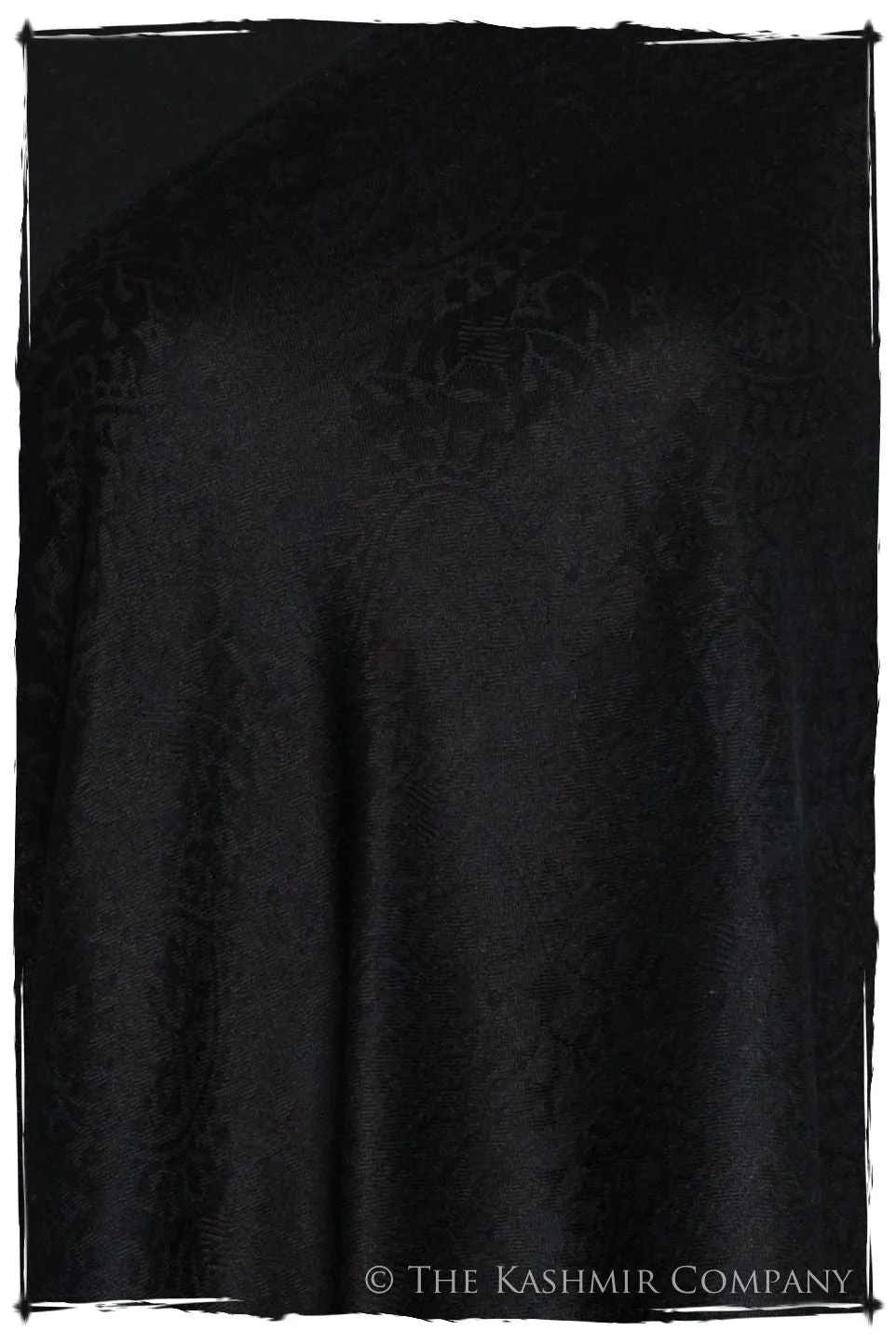 Noir Royale Paisley Silk Scarf / Shawl