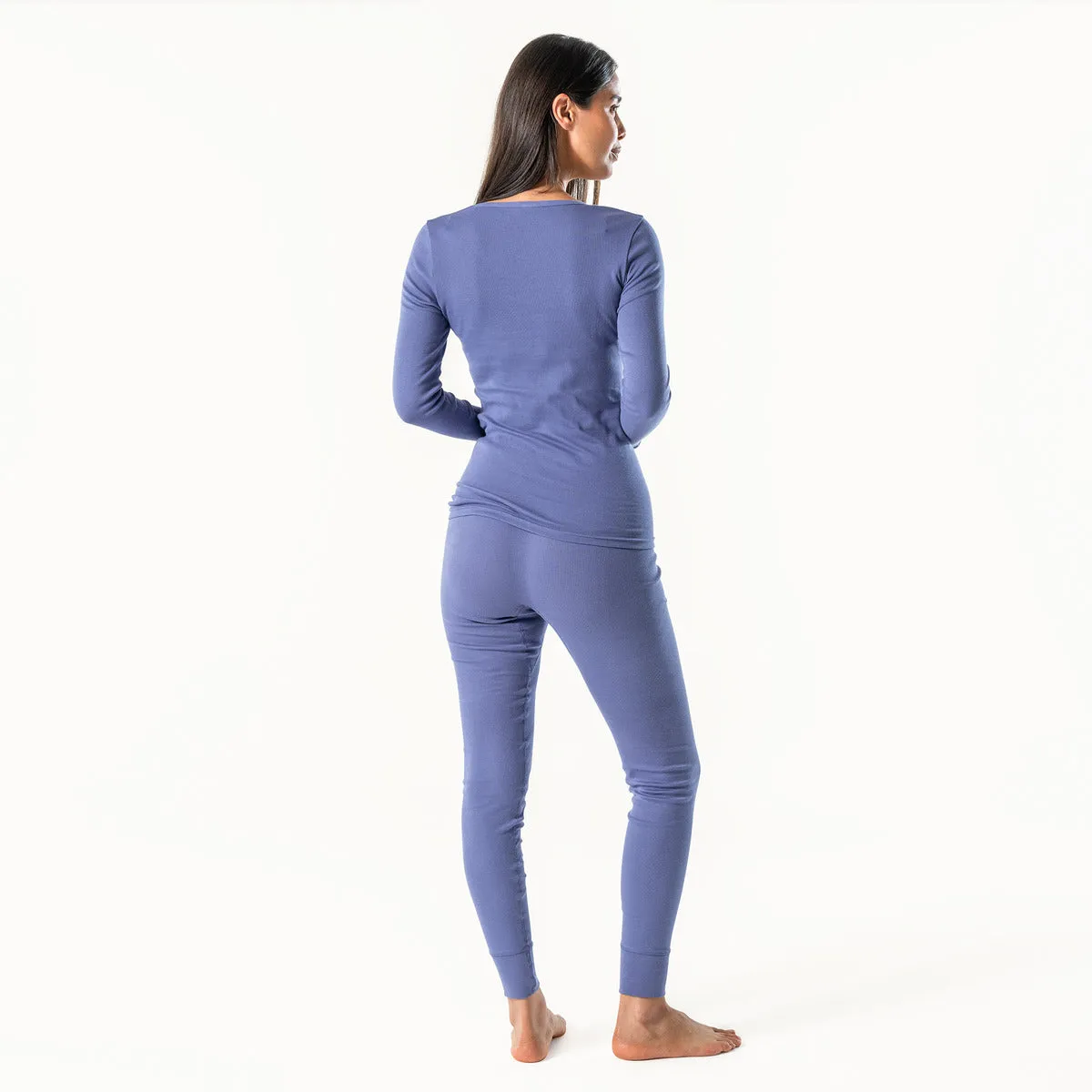 Organic Cotton Base Layer Leggings: Womens