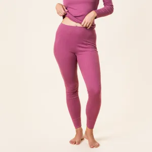 Organic Cotton Base Layer Leggings: Womens