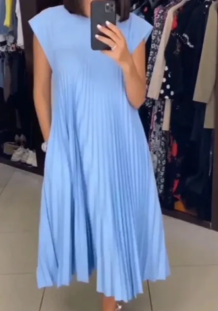 Pleated Summer Dress