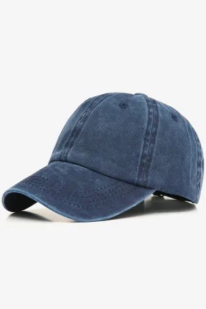 Retro Blue Solid Cap - W21 - MCP003R