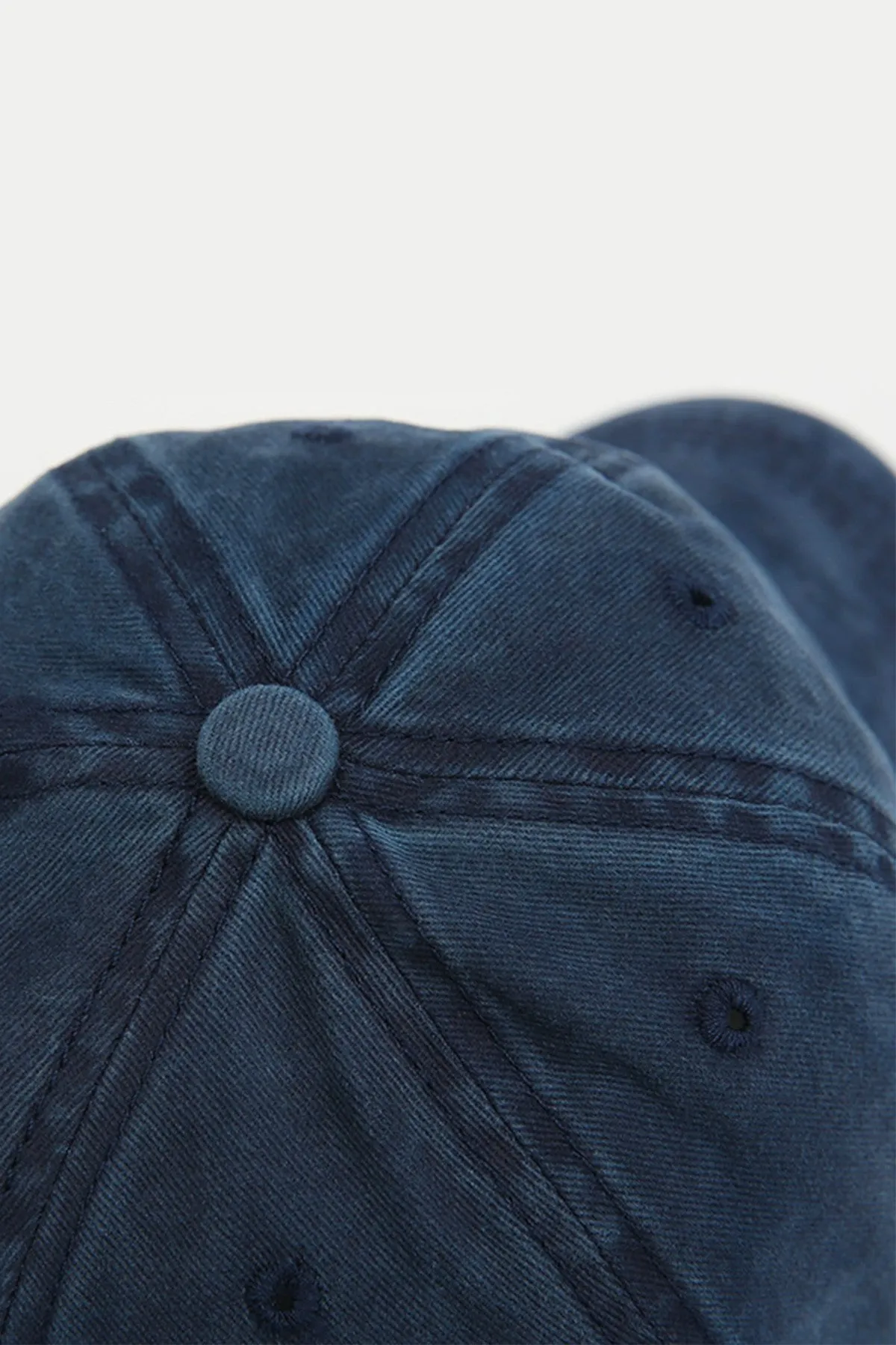 Retro Blue Solid Cap - W21 - MCP003R