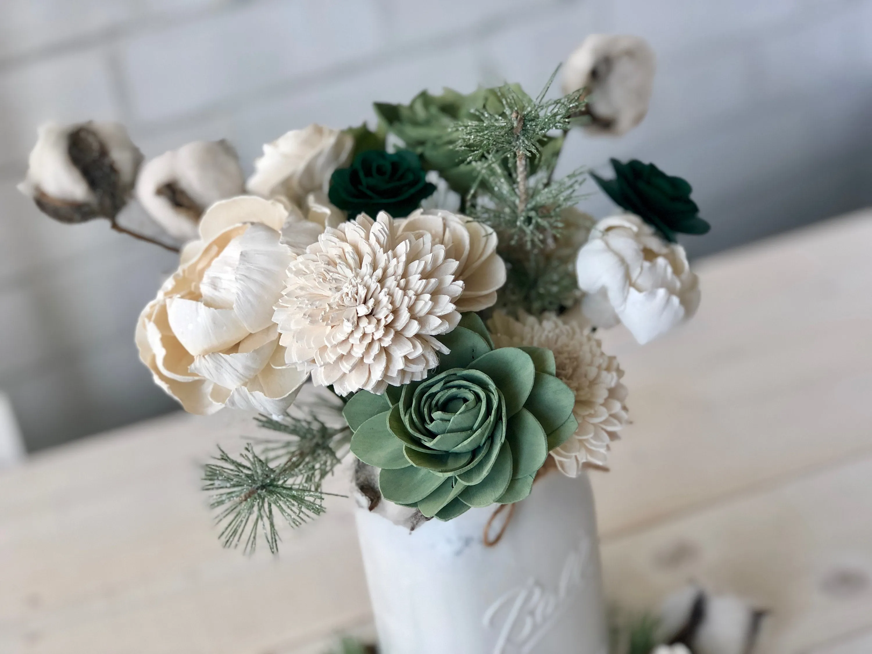 Snow Under the Pines Arrangement
