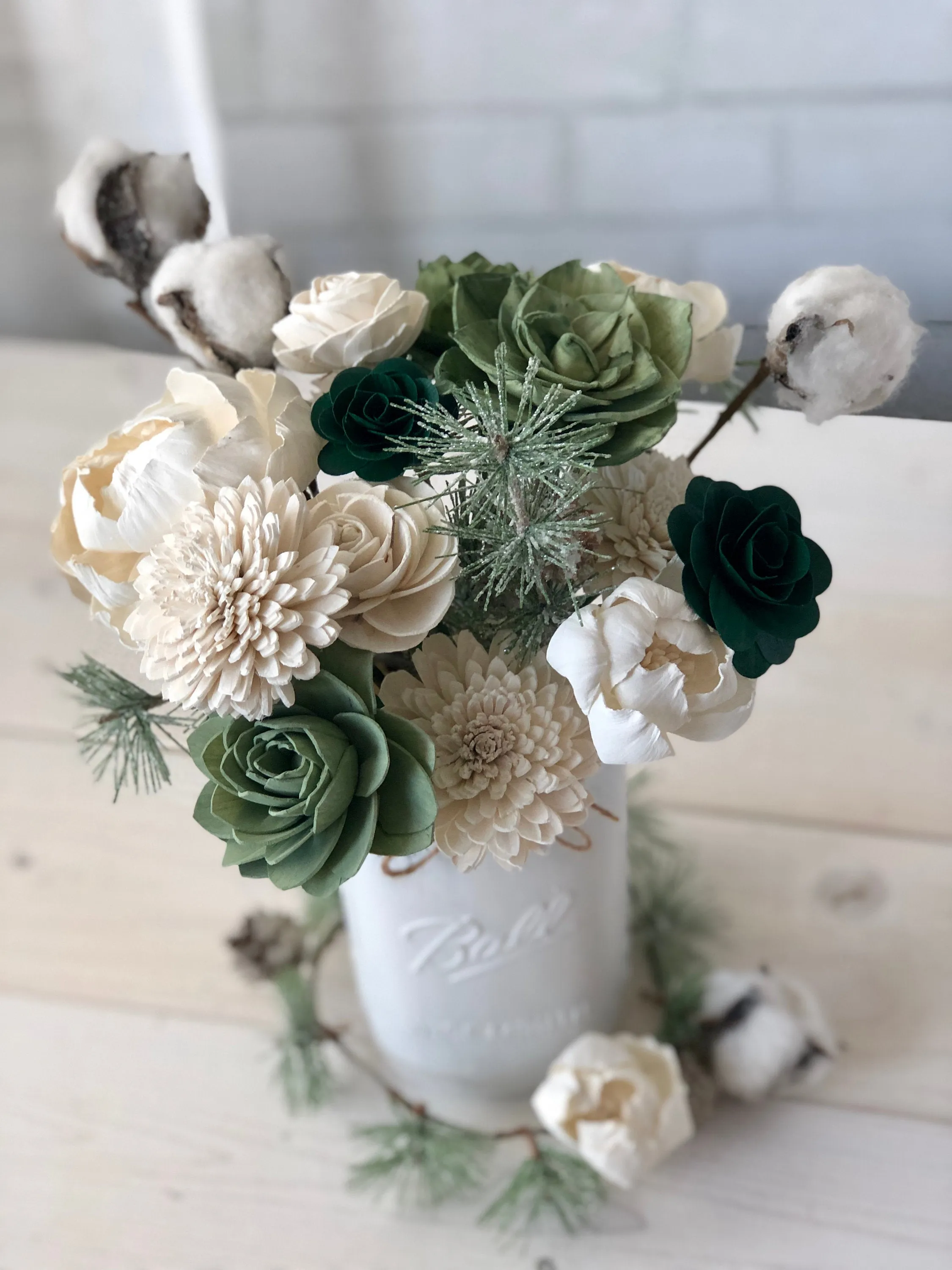 Snow Under the Pines Arrangement