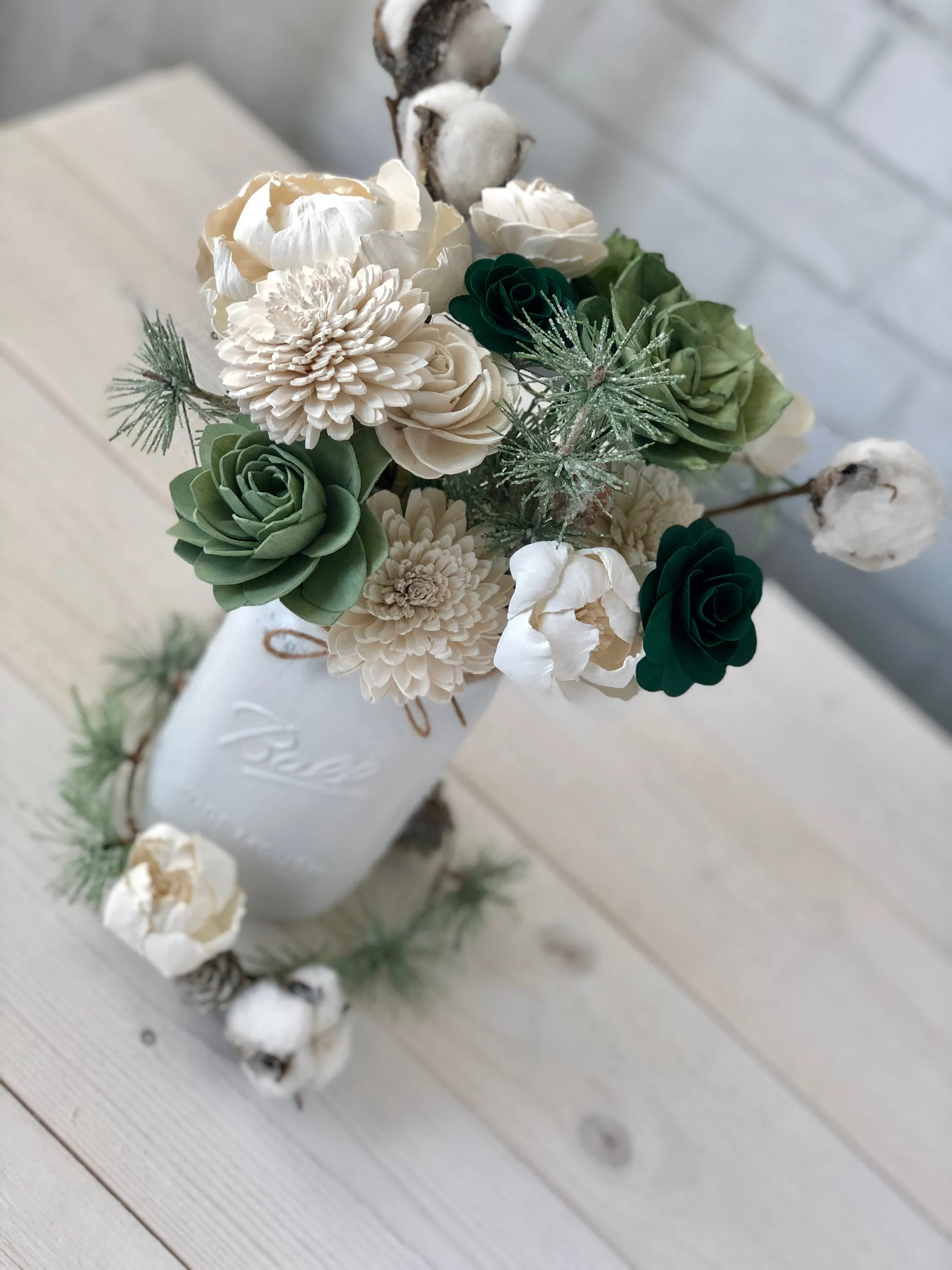 Snow Under the Pines Arrangement