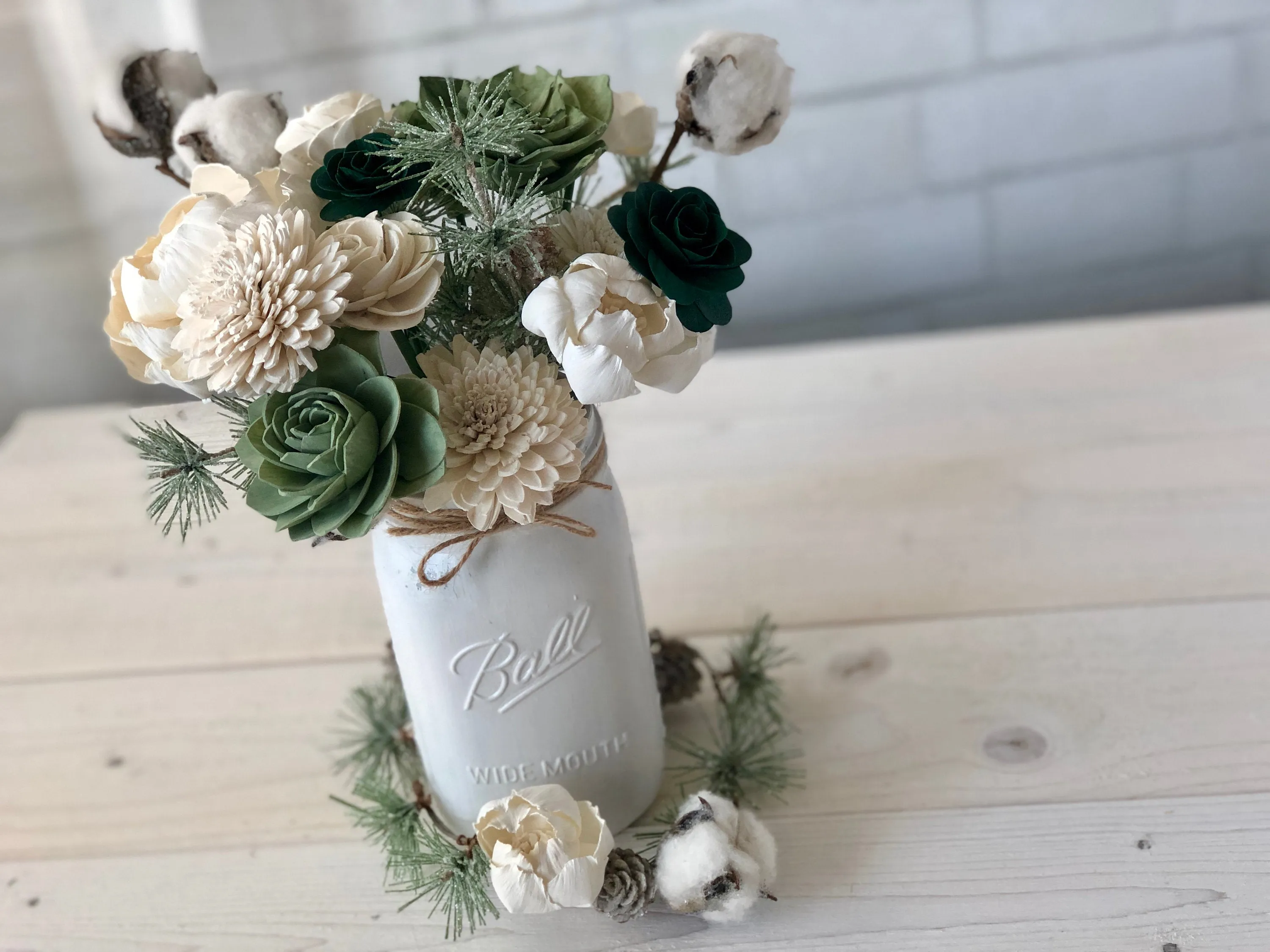 Snow Under the Pines Arrangement