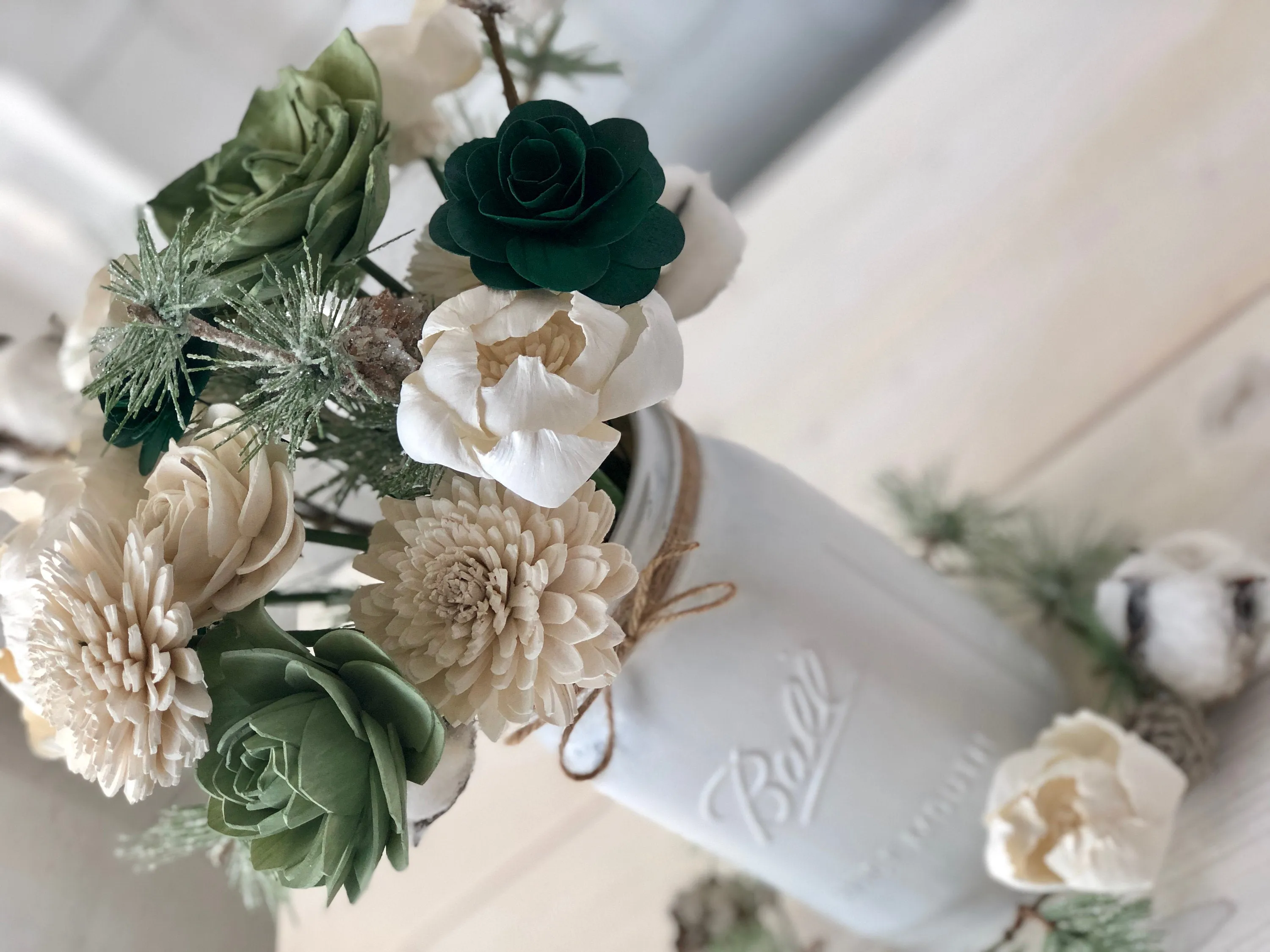 Snow Under the Pines Arrangement