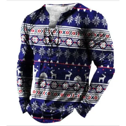 Sports Long Sleeved Men's Print