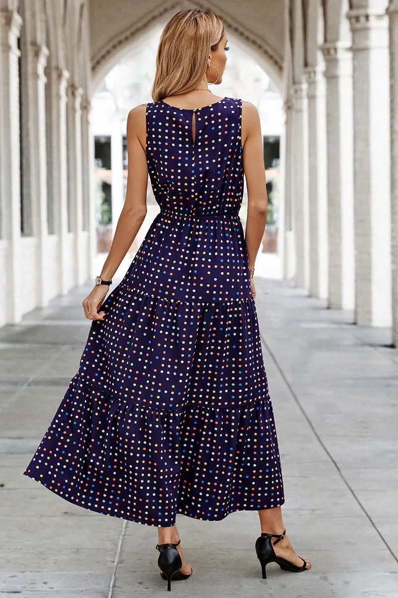Starry Night Sleeveless Maxi