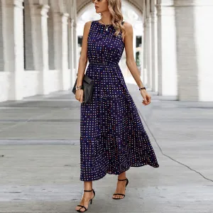 Starry Night Sleeveless Maxi