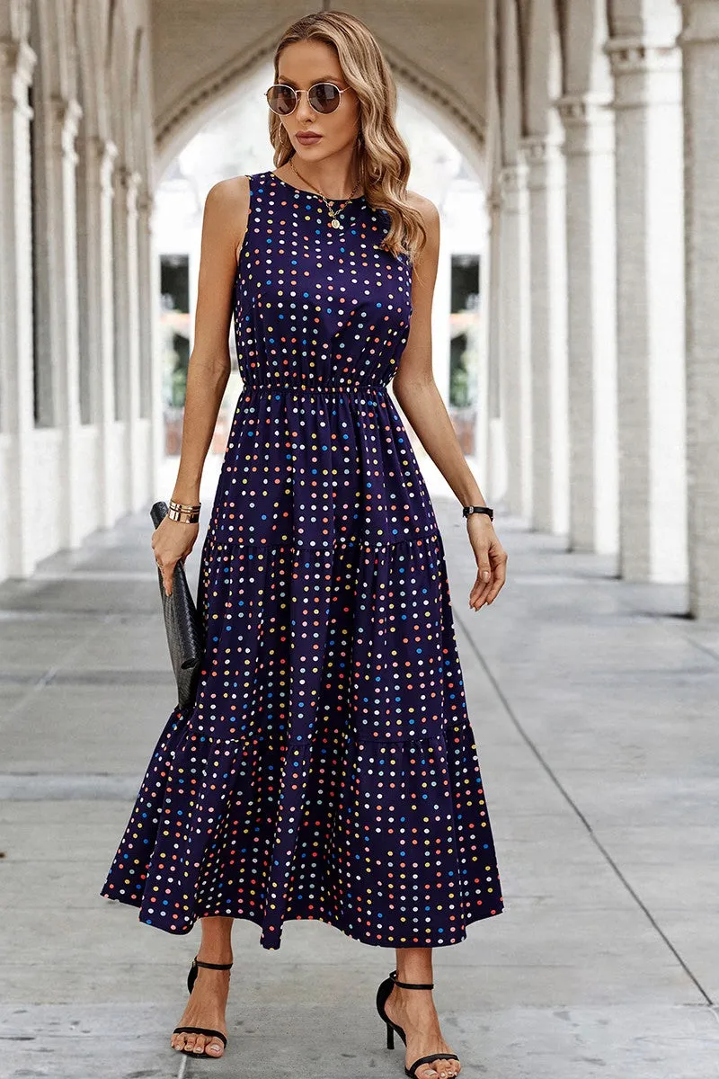 Starry Night Sleeveless Maxi
