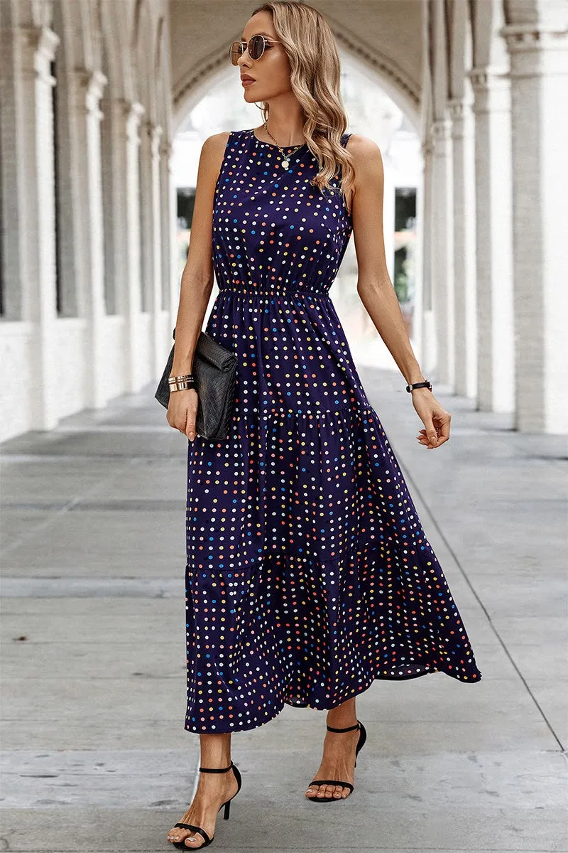 Starry Night Sleeveless Maxi