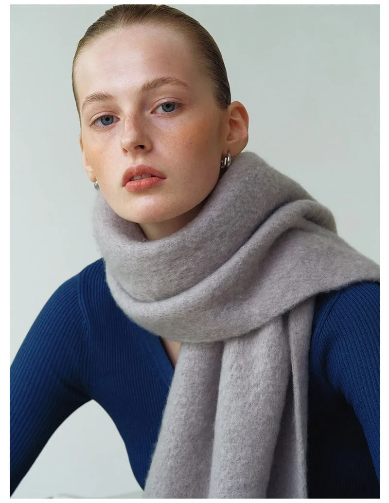 TLQHZZ-099 plain thick winter scarf