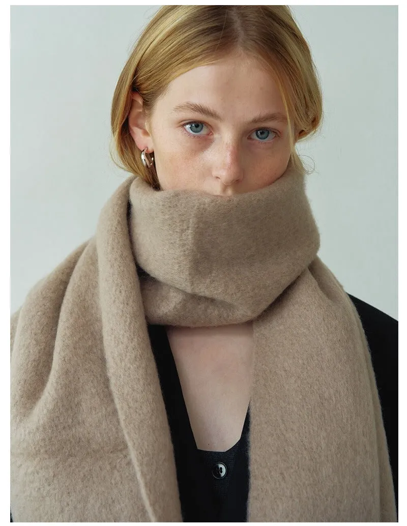 TLQHZZ-099 plain thick winter scarf