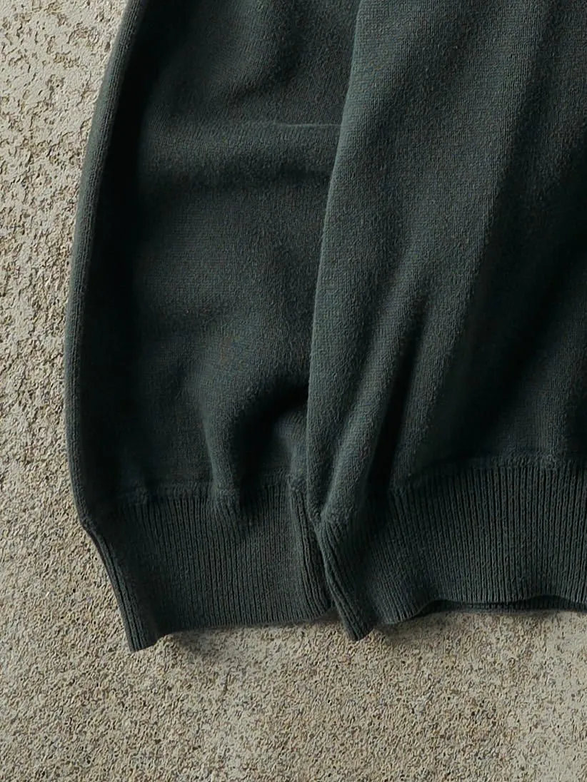 Vintage 90s Green Knit Crewneck (L)