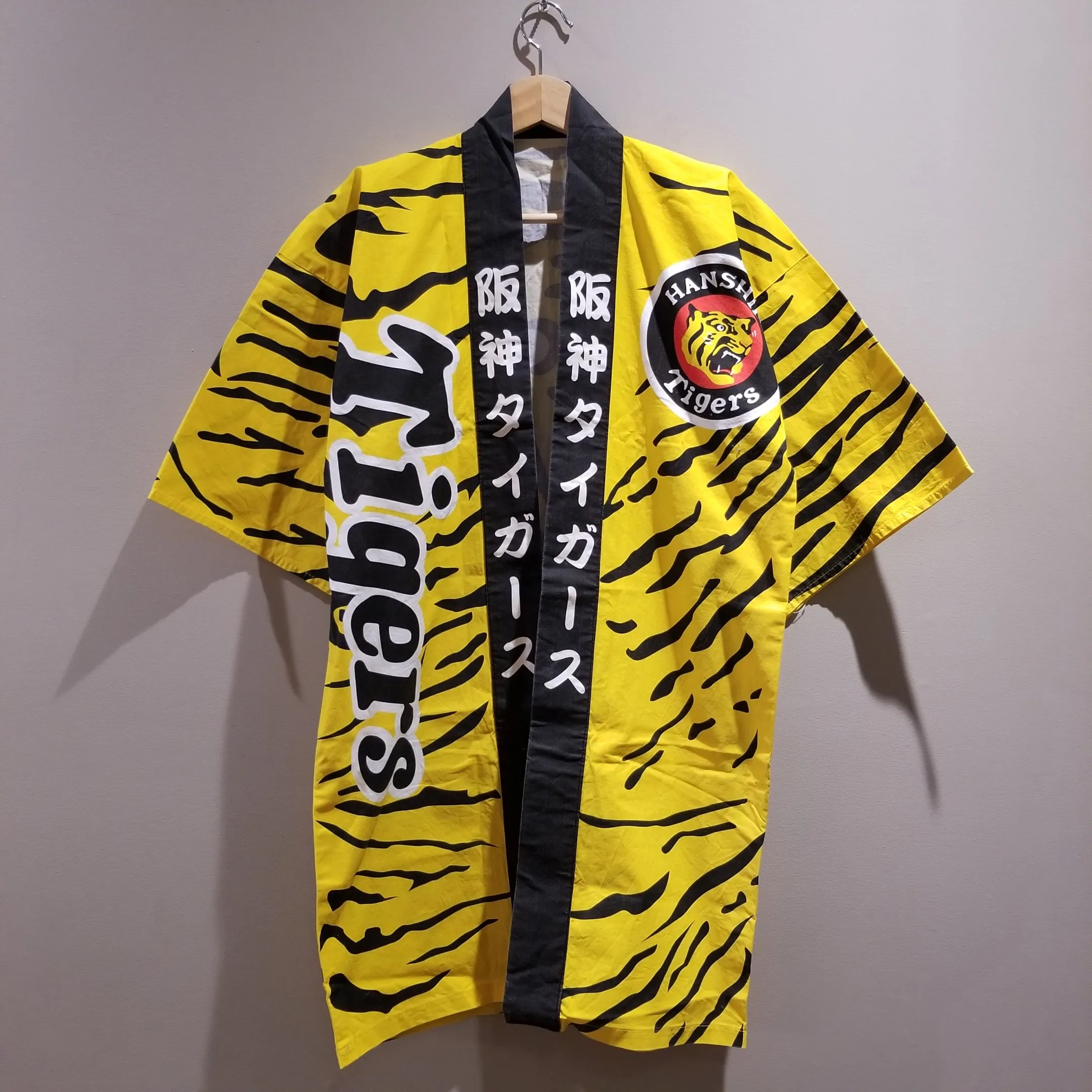 Vintage Hanshin Tigers Japan Baseball Team Happi Jacket