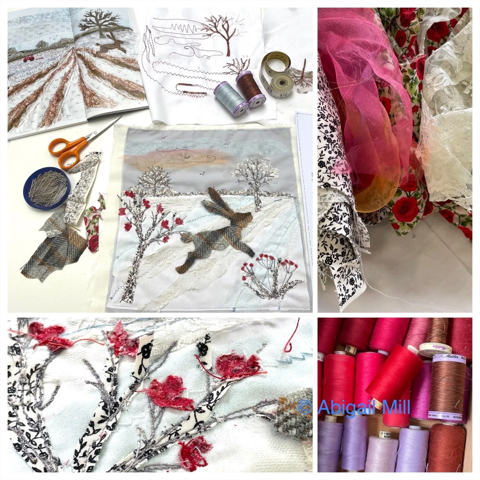 Winter Hare - Sewing Kit