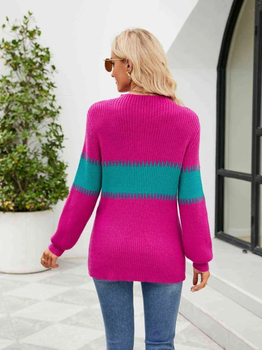Winter is Coming Contrast Sweater