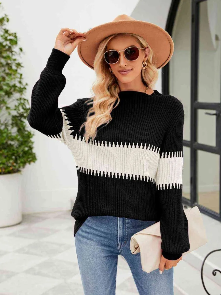 Winter is Coming Contrast Sweater