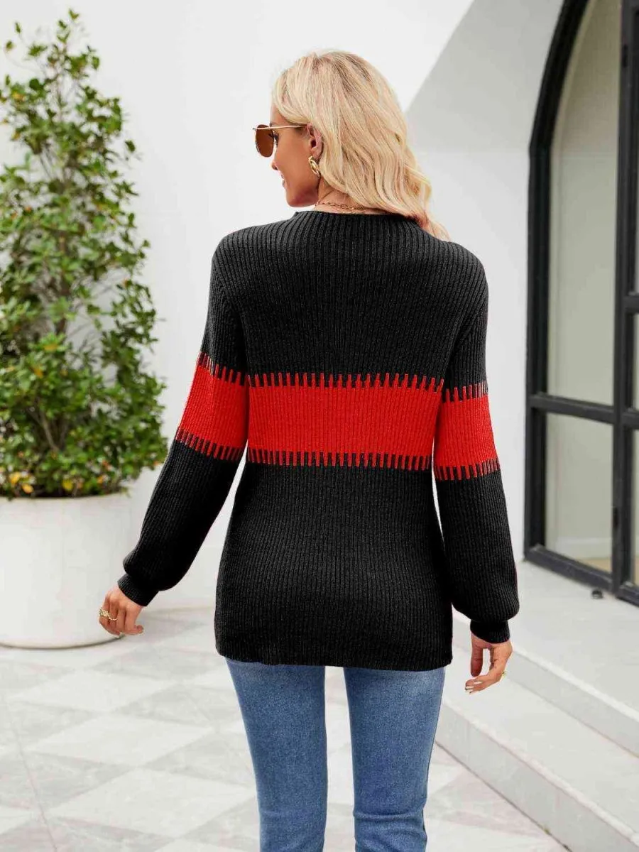 Winter is Coming Contrast Sweater