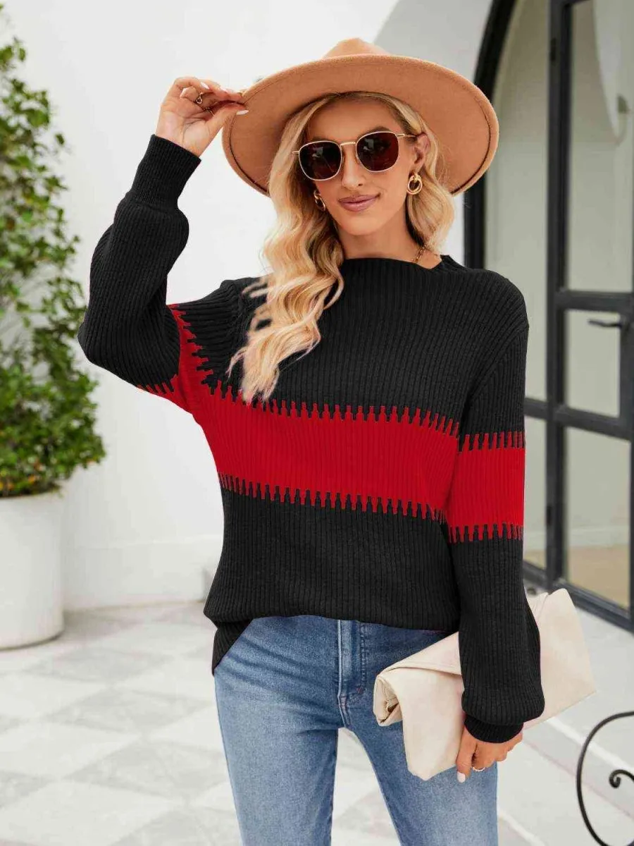 Winter is Coming Contrast Sweater