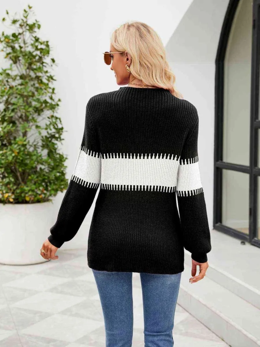 Winter is Coming Contrast Sweater