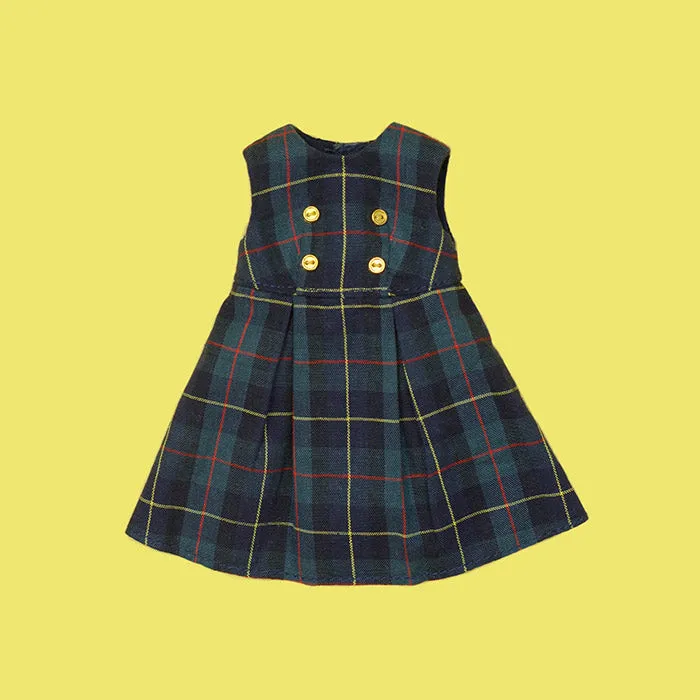[Winter Sale]Dear Darling fashion for dolls「チェックジャンパースカートセット」