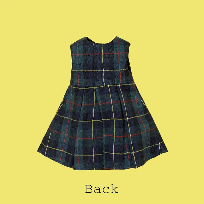 [Winter Sale]Dear Darling fashion for dolls「チェックジャンパースカートセット」