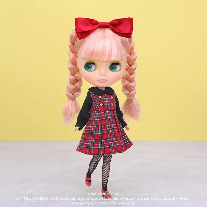 [Winter Sale]Dear Darling fashion for dolls「チェックジャンパースカートセット」